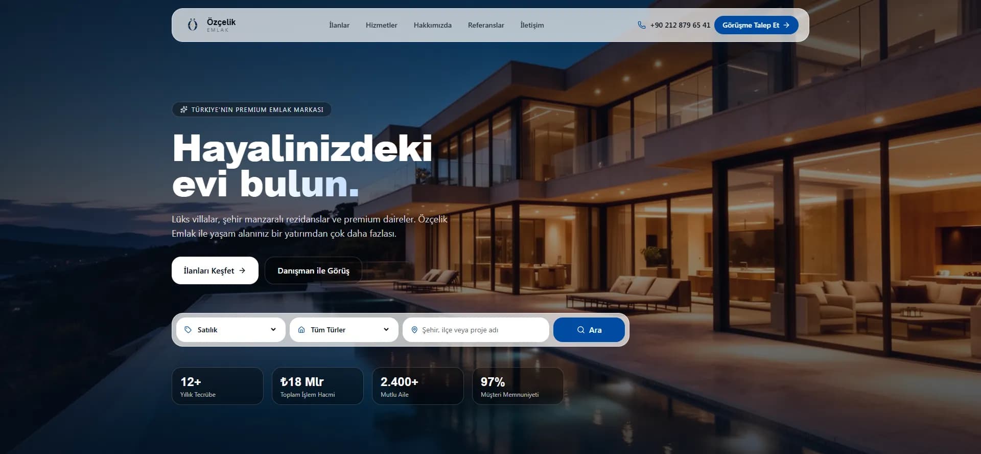 Özçelik Emlak Yönetim Platformu