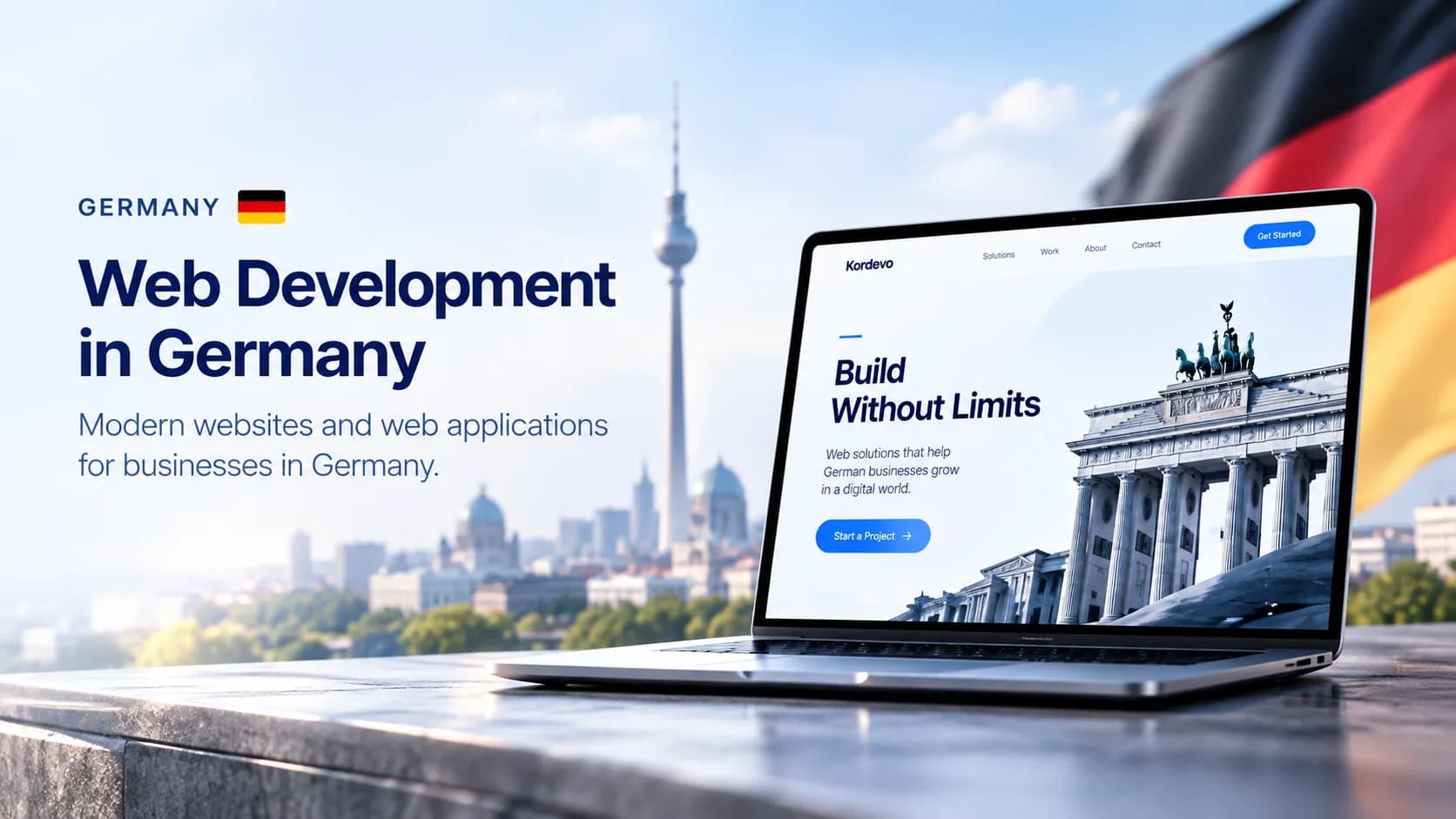 Germany: web design and software solutions for businesses — Kordevo