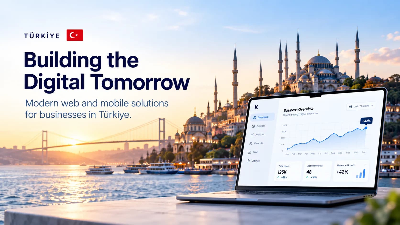 Türkiye: işletmeler için web tasarım ve yazılım çözümleri — Kordevo