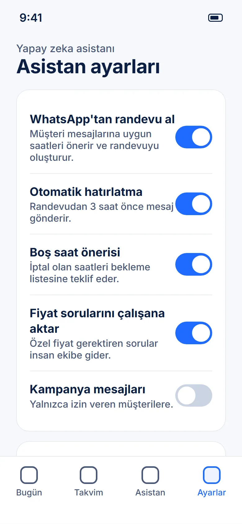 Kordi Assistent – KI-gestützte Termin-App (Kordevo-Konzept) 4 Screenshot 1